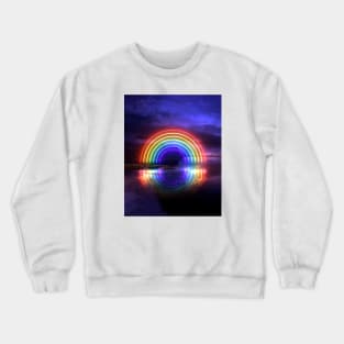 Rainbow Reflection Crewneck Sweatshirt